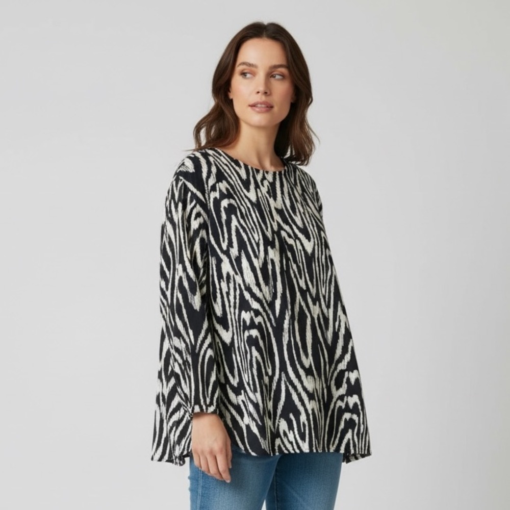 Who What Wear ladies NWOTXL Animal, print blouse lightweight - Picture 1 of 12